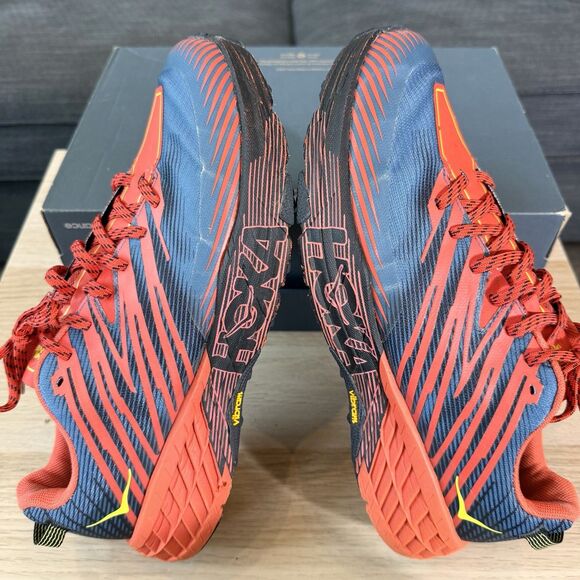 Hoka One One Speedgoat 4 Fiesta Provincial Red Trail Running Shoes Men\'s Sz 11.5 main image 12